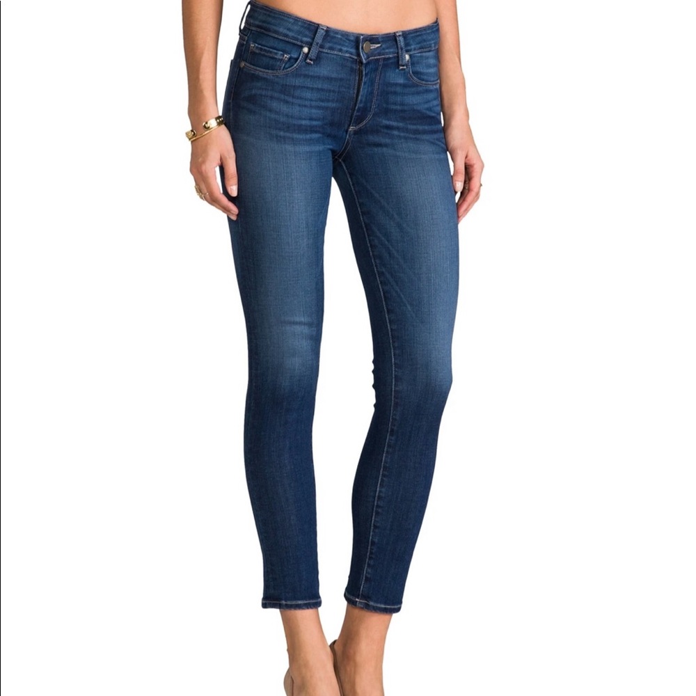 Paige Skyline Ankle Peg Skinny jeans. Size 26